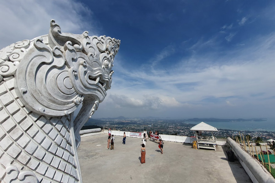 Buddhist art and sculptures are integral components of the temple complex surrounding the Big Buddha Statue in Phuket, contributing to the cultural and spiritual richness of the site