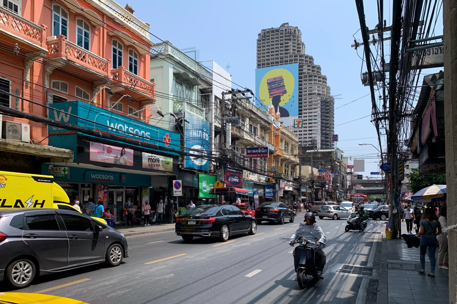 Charoen Krung Road is one of the oldest and most historically significant roads in Bangkok