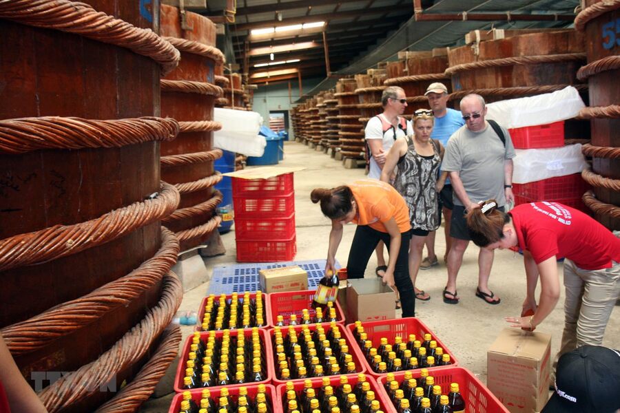 Fish sauce aged in giant wooden barrels. Source: Viptrip