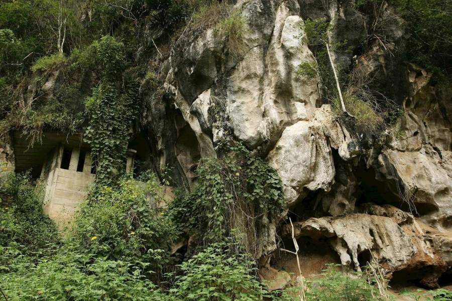 Vieng Xai features some stunning limestone caves with magnificent landscapes 