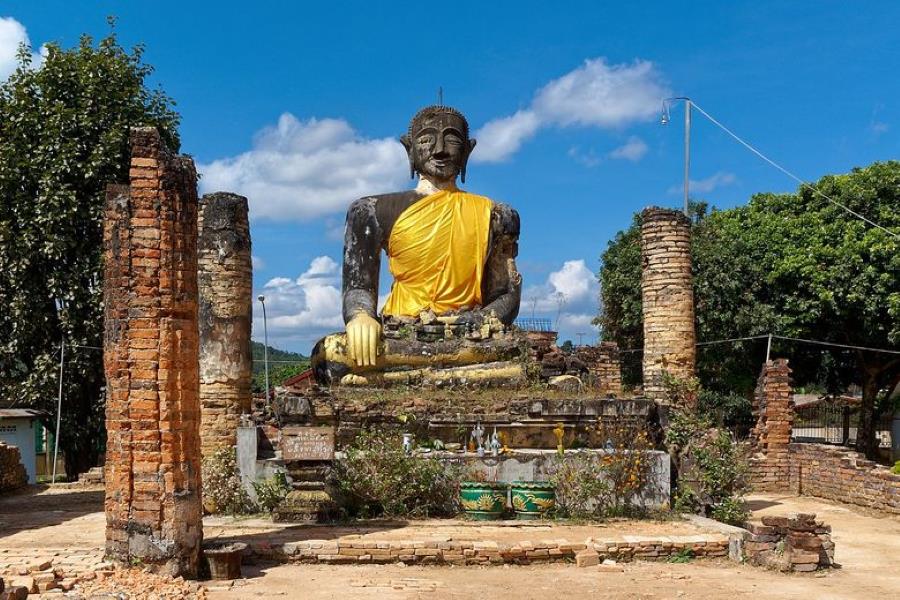 Wat Phia Wat, a 14th-century Buddhist temple in Laos