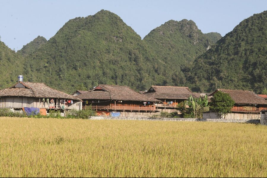 Local stilt houses in Bac Son