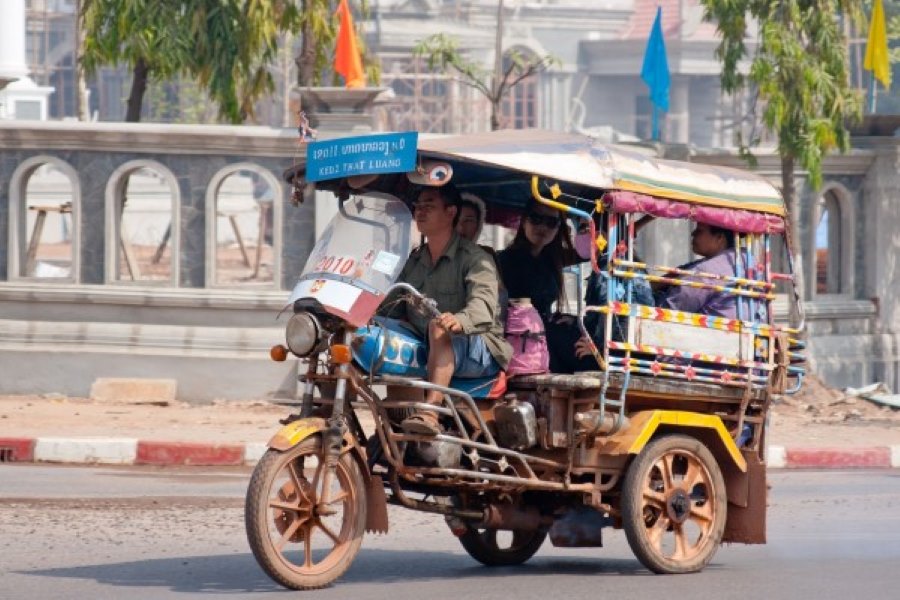 You can be reached by many means of local transport such as tuk tuk, motorbike 