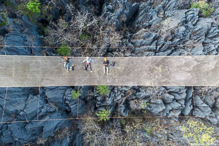 Rock Viewpoint is a new tourist destination in Laos 