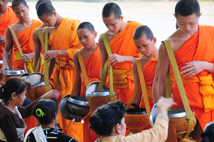 Almsgiving Ceremonie