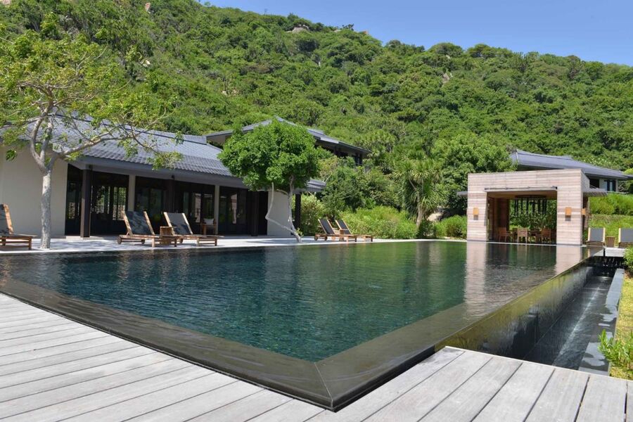 Amanoi Ninh Thuan Residence is surrounded by a natural forest. Photo: Reviewvilla