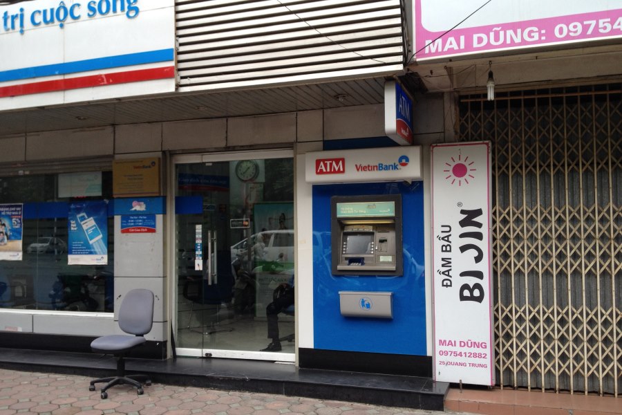 an atm in vietnam