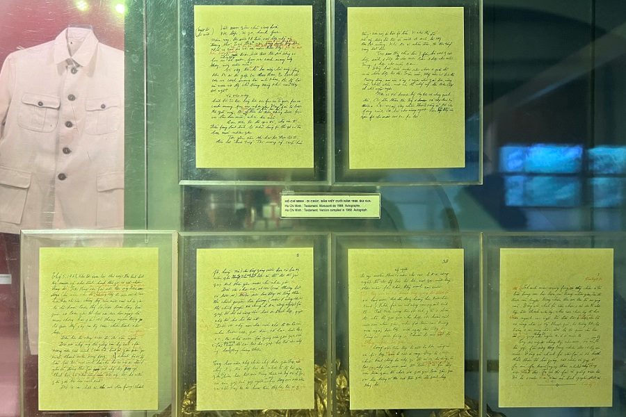 Manuscripts of Ho Chi Minh’s Wills