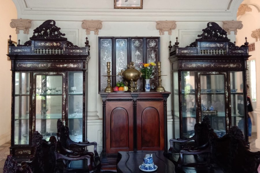 The site preserves much of the original layout