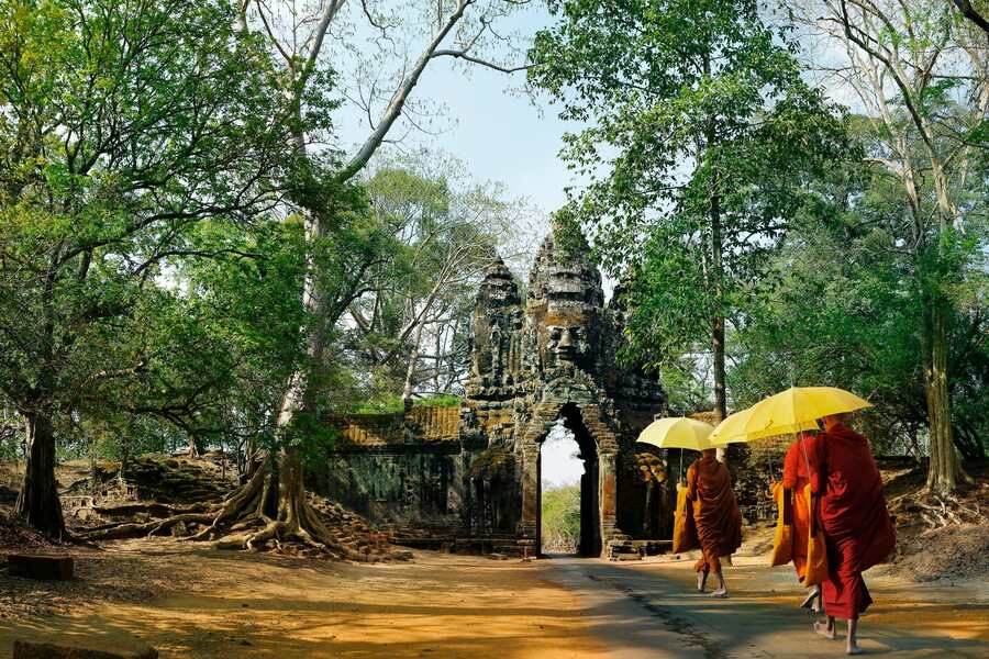 Cambodia in dry season