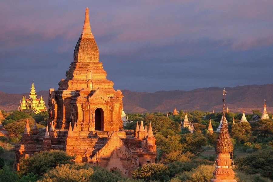 Bagan is about 9 hours by car from Yangon and about 145km southwest of Mandalay