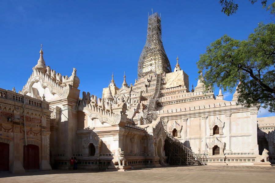 Ananda Temple is one of the most majestic Buddhist monuments on the Bagan plain