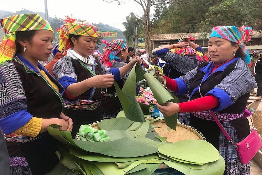 Banh day pounding festival in January or February annual - Photo: vir