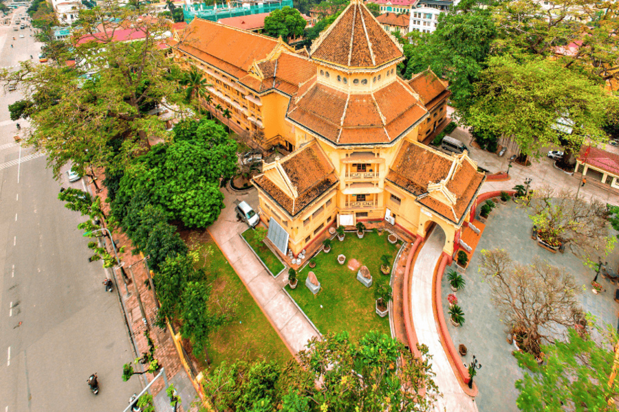 The architectural beauty of the museum from above. Source: VNMedia 