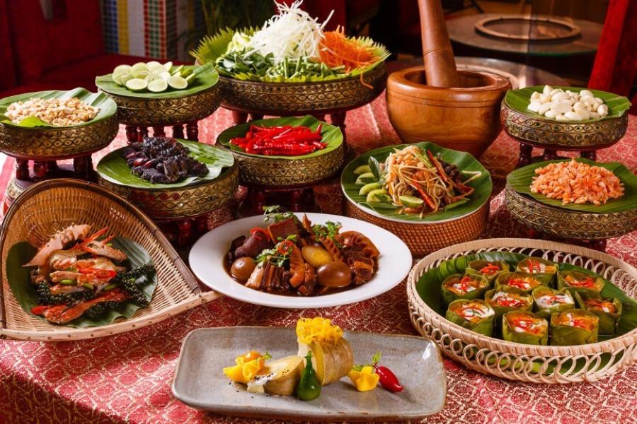 A taste of Cambodian traditional food at the festival