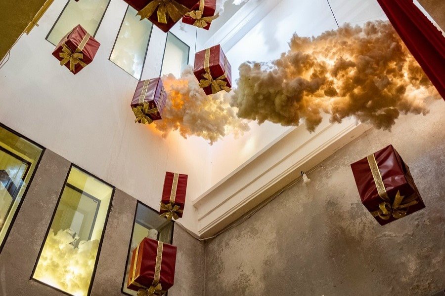 Mien Man decorations at Christmas Holiday