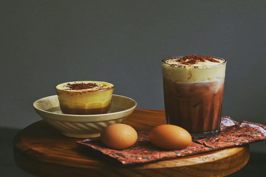 Egg coffee shows the creativity of Vietnamese in preparing drinks