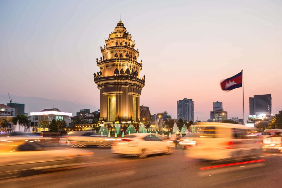 Cambodia at night