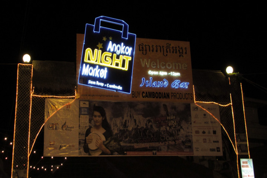 Angkor Night Market is Siem Reap’s most renowned shopping venue