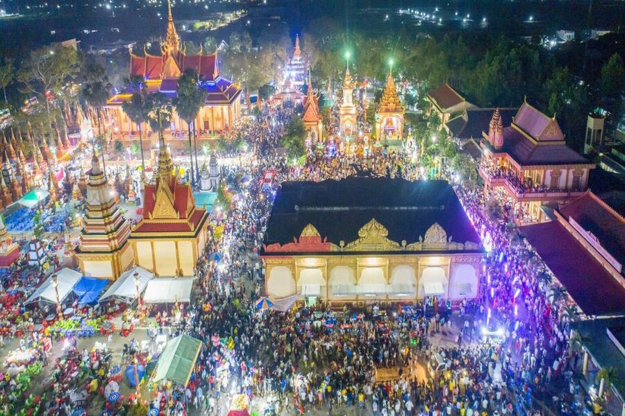 Festival at Xiem Can Pagoda. Source: phatgiaobaclieu