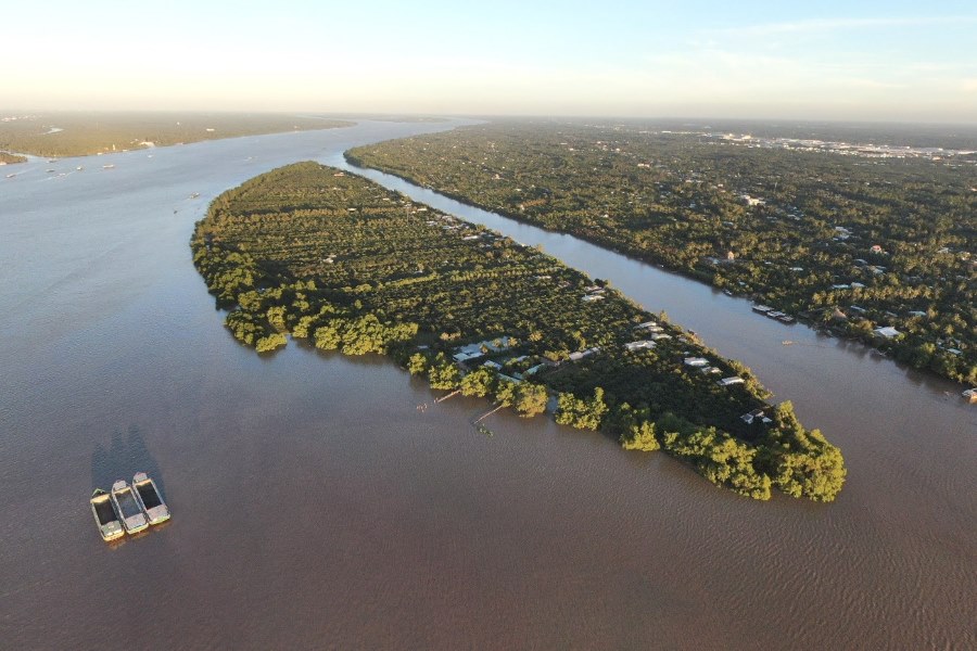 The Mekong Delta region features a unique landscape and rich ecosystem