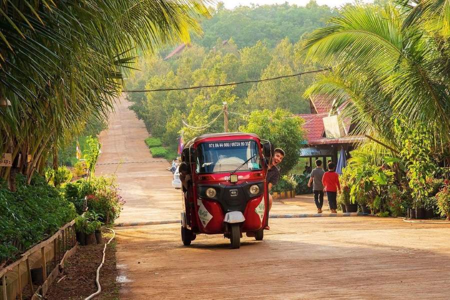 Tuk-tuks are great for shorter journeys within cities