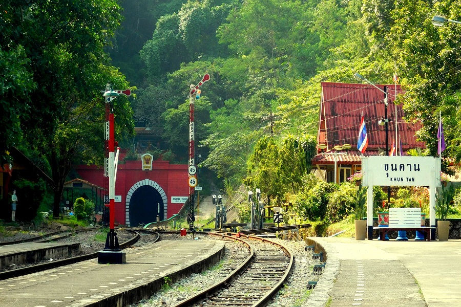 Your day begins with views of Doi Khun Tan’s green forests and gentle hills