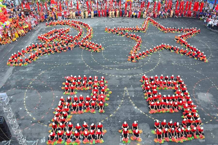 Amusement parks also organize activities to celebrate National Day. Photo: Vietnam News Agency