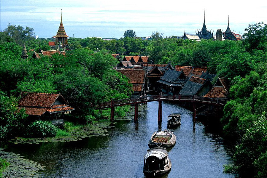 Beautiful architecture in Thailand