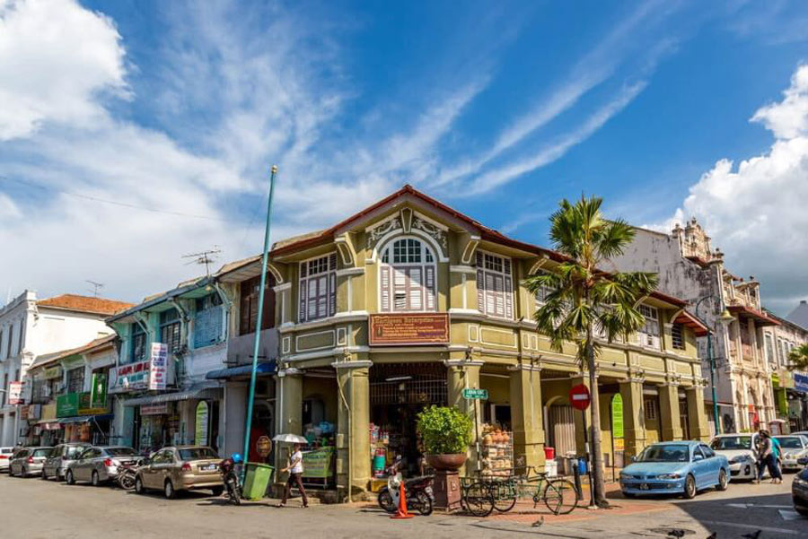 A living area of the Indian in George Town