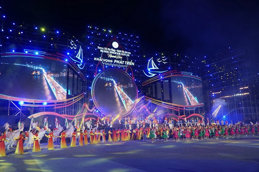 Rehearsal for the 2023 Nha Trang - Khanh Hoa Sea Festival