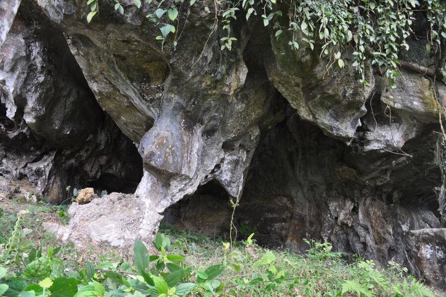 Tham Khau Cave was used as a contact station to deliver meals to revolutionary comrades