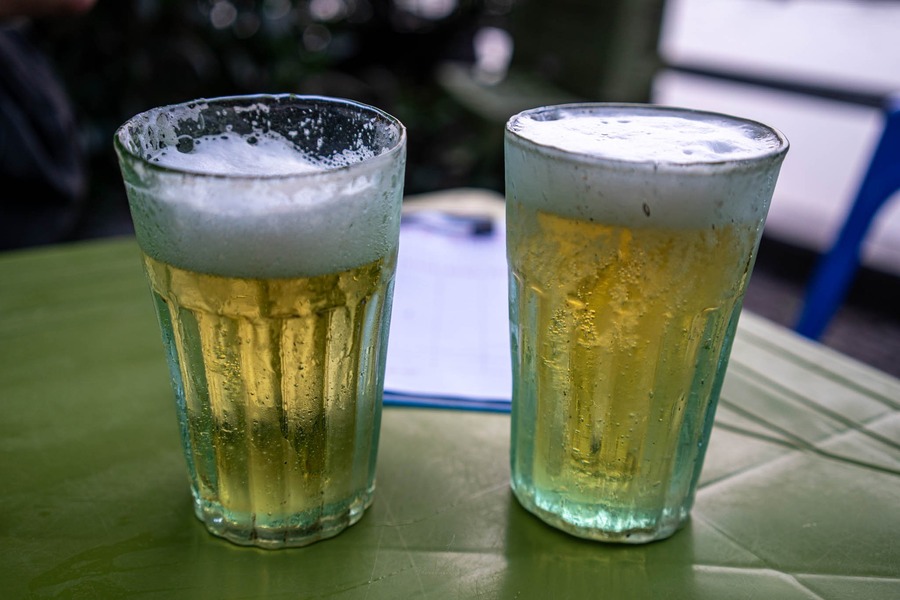 A fresh, cold drink to cool down on a hot day