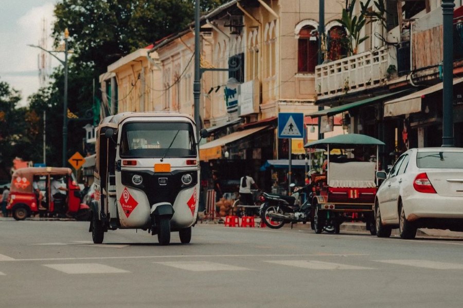 Means of transportation during honeymoon tour in Cambodia