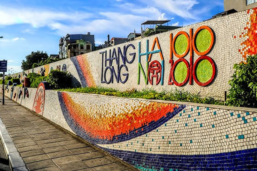 Hanoi Ceramic Mosaic Mural 