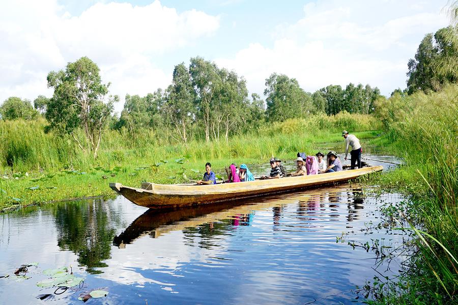 Boat ride is a must-try activity in the rainy season