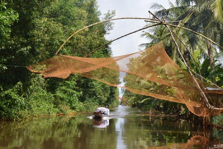 Traditional fishing tools of southern Vietnam people