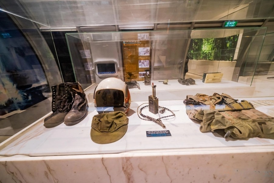 A pilot's gear in Vietnam War