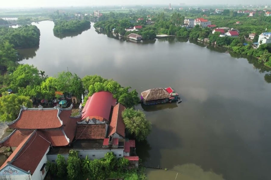 Villages used to be here before Stork Island appeared