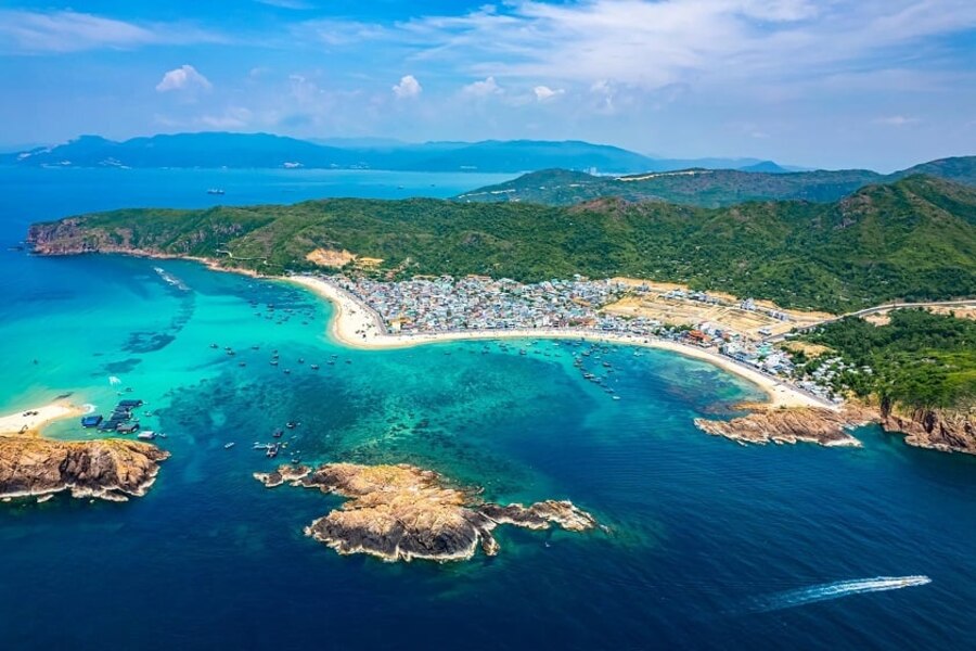 Aerial splendor of Quy Nhon Beach