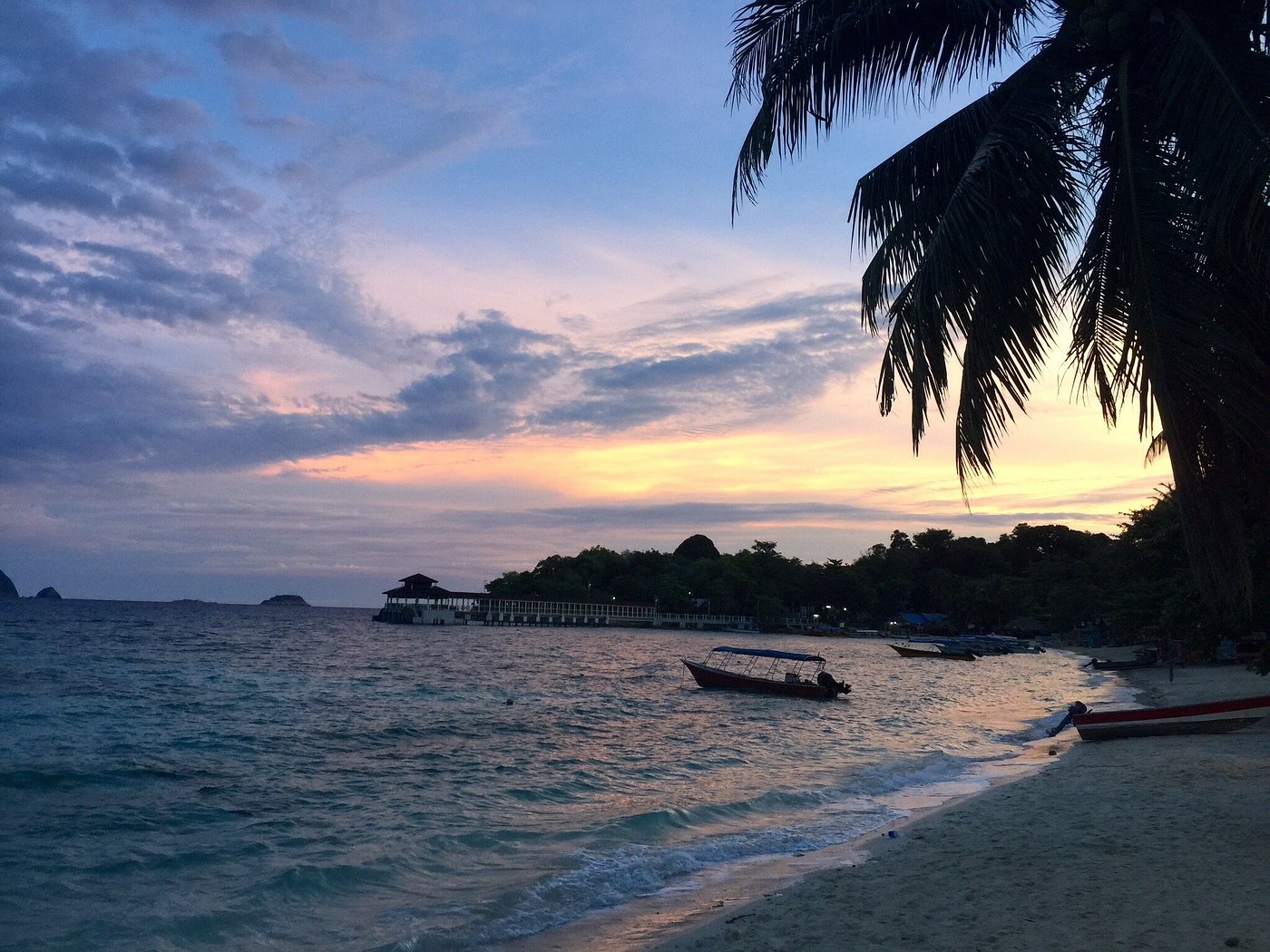 Beautiful sunset at Perhentian Islands