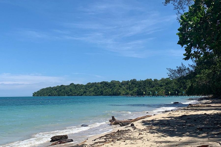 One of the beaches at Tunku abdul rahman