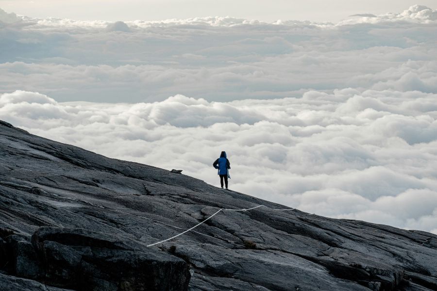  A picture from tourist on Mount Kinabalu