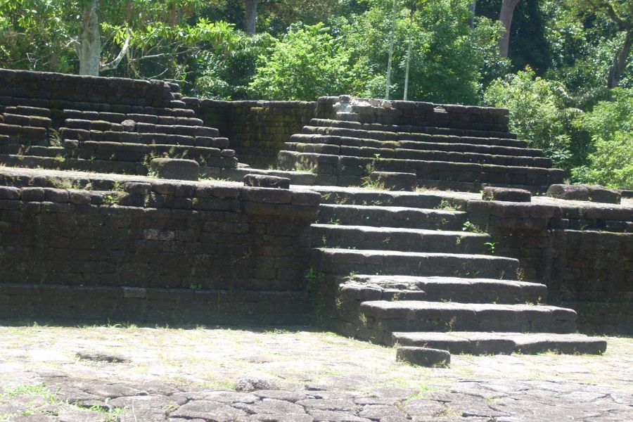 Remains of a Hindu-Buddhist temple