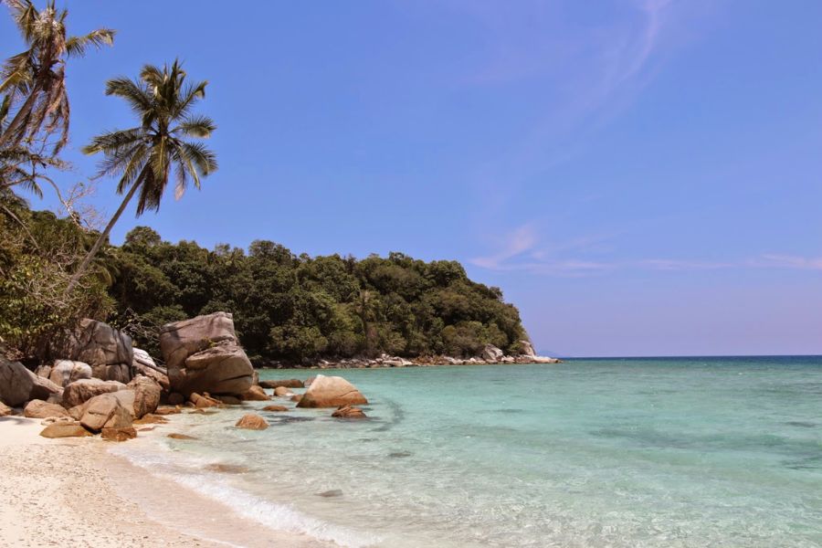 Amazing beach at the island 