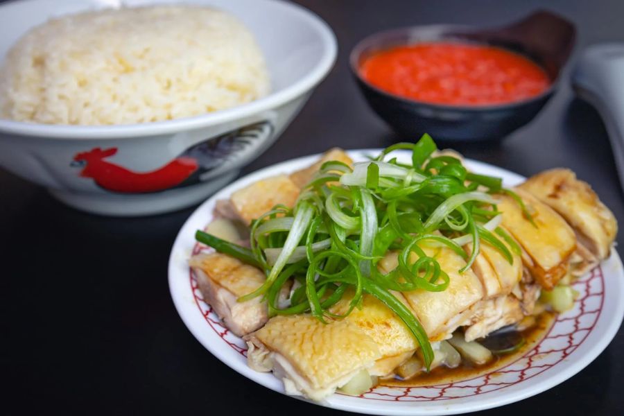 Hawker-Style Hainanese Chicken Rice 