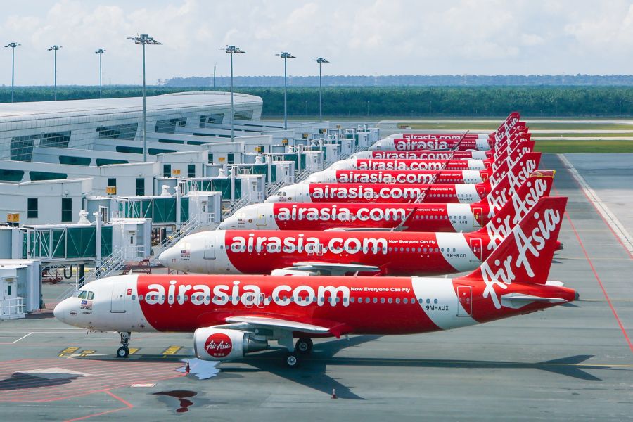 Travel by plane with AirAsia