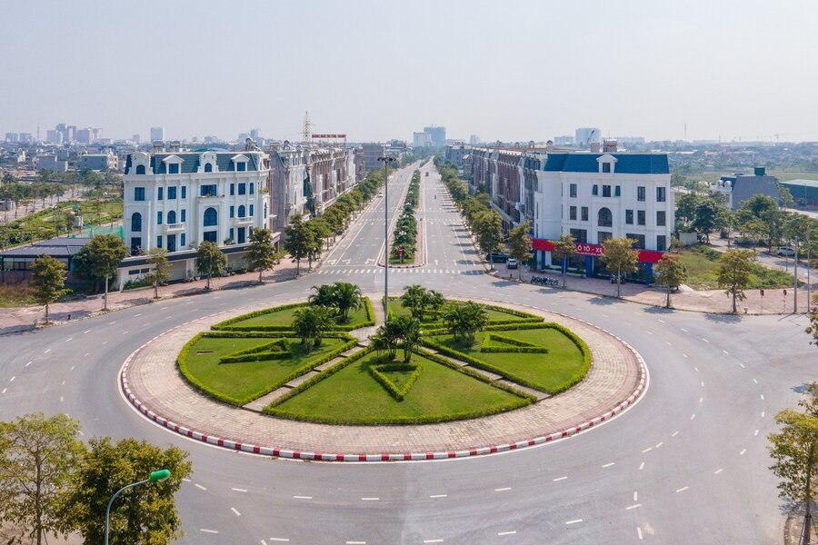 Ky Dong Road in Thai Binh City connects to National Highway 10. Photo: Dragon Group