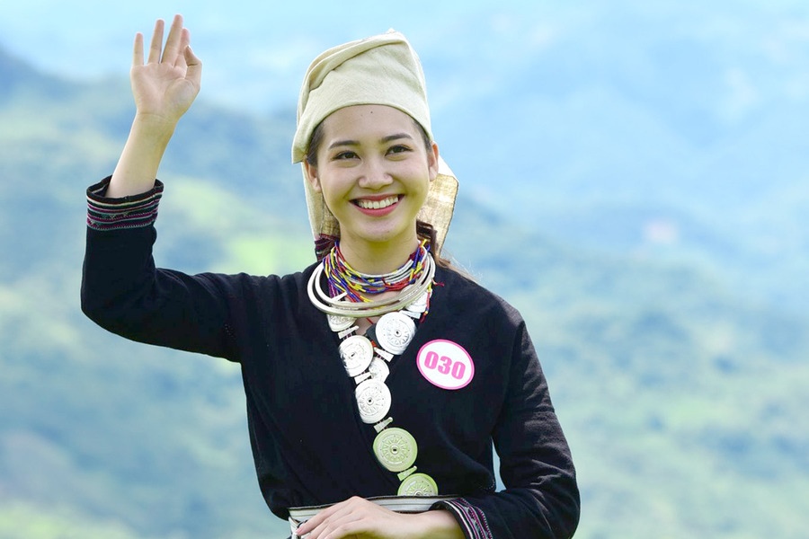 Tuyen Quang girls have a simple but attractive beauty like wild flowers. Photo: Tuyen Quang Online