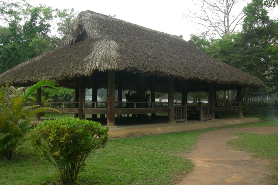 A simple thatched house in Tan Trao has witnessed meetings that changed the fate of a nation. Photo: Hoang Viet